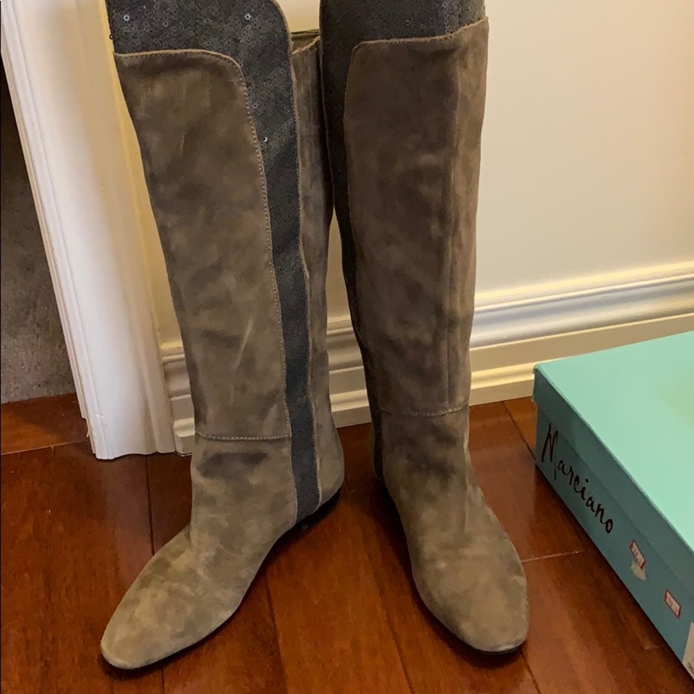 marciano brown boots